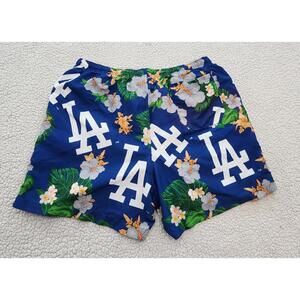 MLB Los Angeles Dodgers men's floral swim trunks 2XL